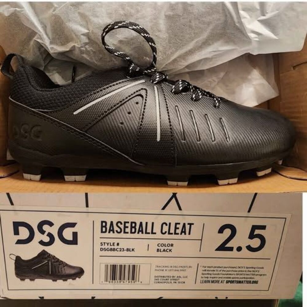 New DSG Baseball Cleats - Size 2.5